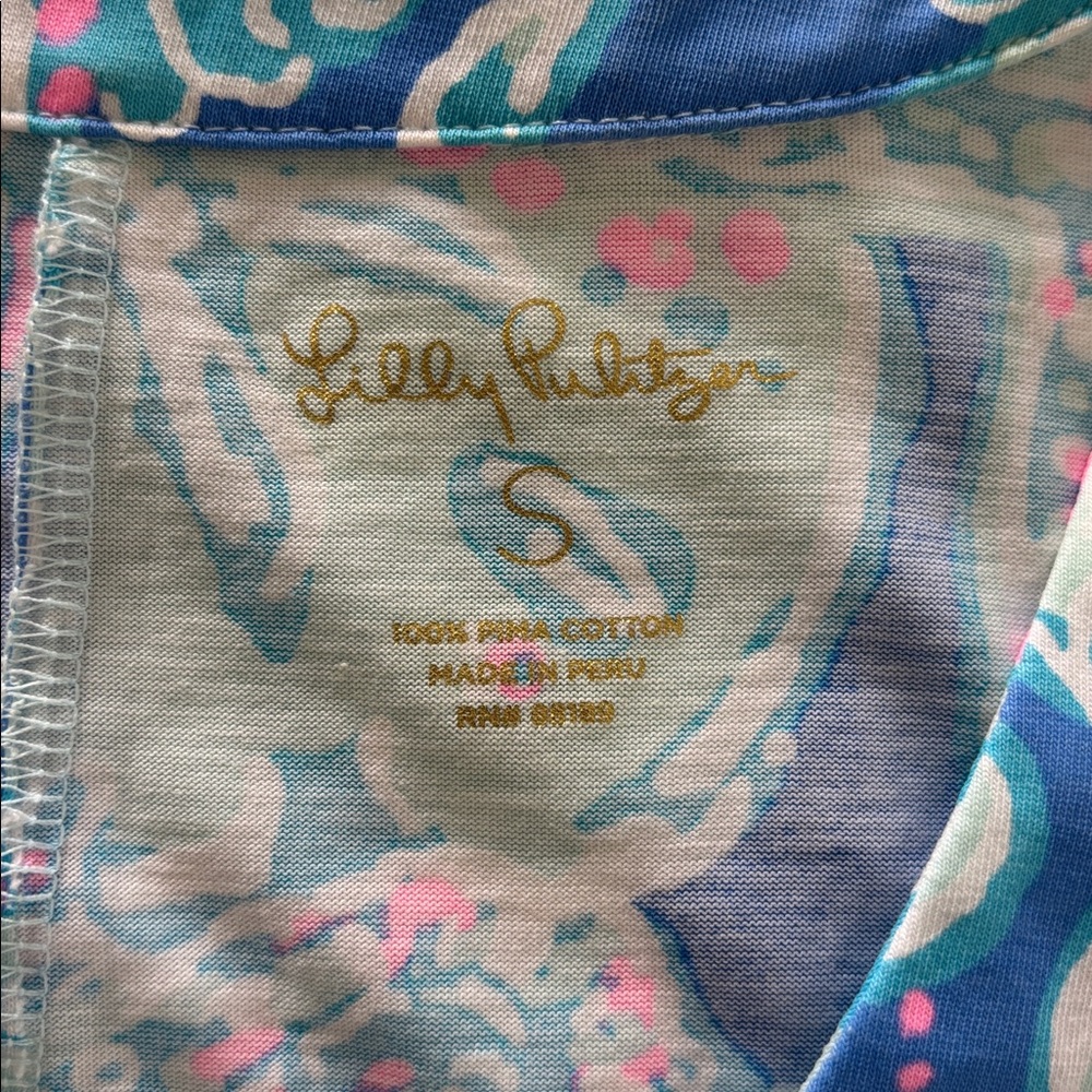 Lilly Pulitzer Pima Cotton Dress size Small - Picture 5 of 9